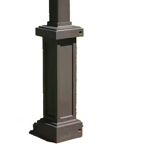Cast Aluminum Street Light post HS-L019,  Cast Aluminum Street Light post
