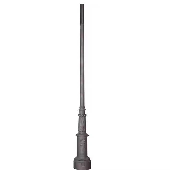 Cast Aluminum Street Lighting Pole HS-L004, Cast aluminum light pole
