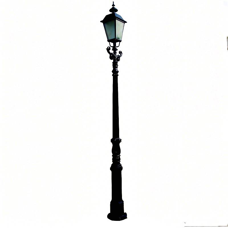 Cast Aluminum Street Lighting Pole HS-L004, Cast aluminum light pole