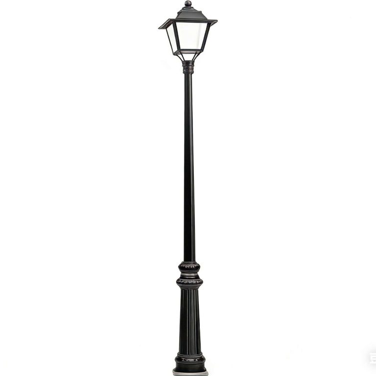 Cast Aluminum Light Pole Hs L001 For Street Lighting Solutions