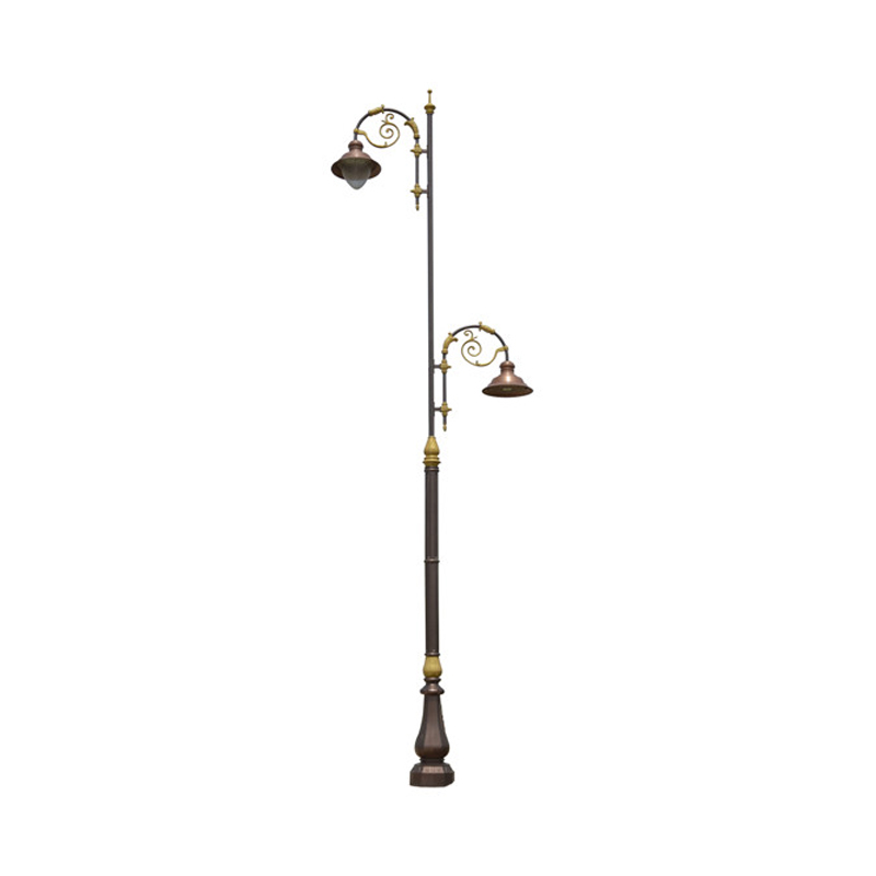classic aluminum lighting pole HS-L005,  classic aluminum lighting pole