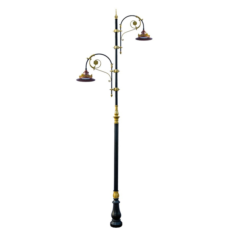 classic aluminum lighting pole HS-L005,  classic aluminum lighting pole