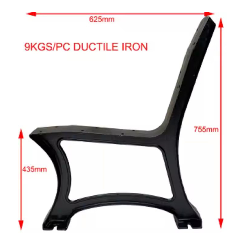 Cast Iron Bench Leg HS-B002, Cast Iron Bench Leg