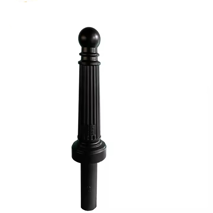 Metal outdoor bollard HS-CB015, Metal outdoor bollard