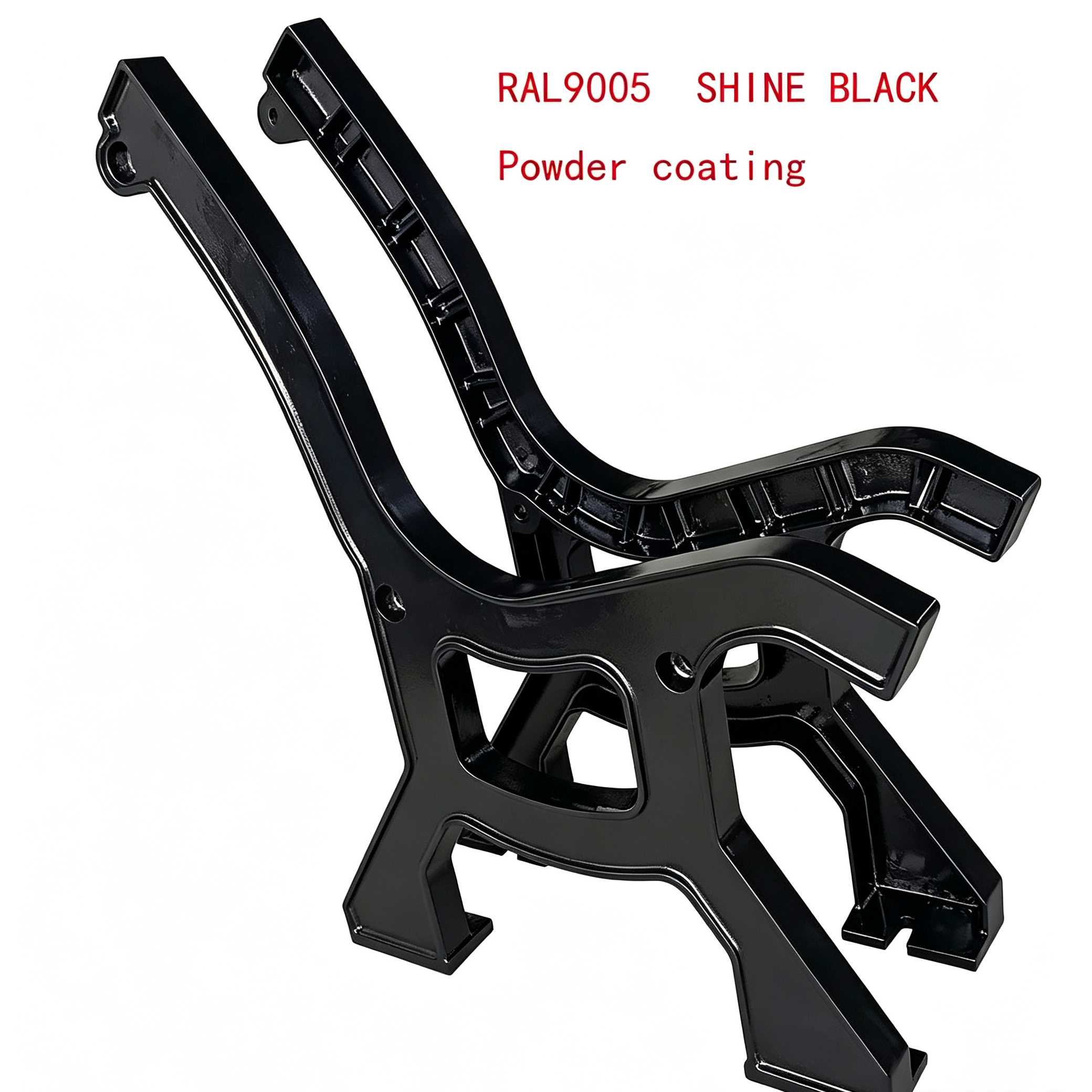 Hs B004 Cast Iron Open‑frame Park Bench Side Frame