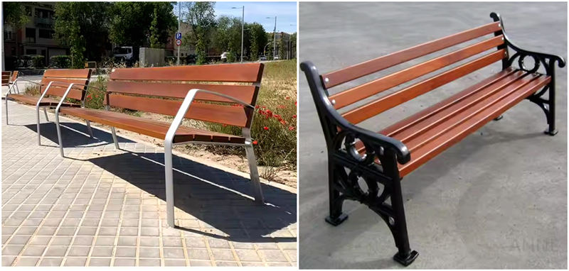 park benches