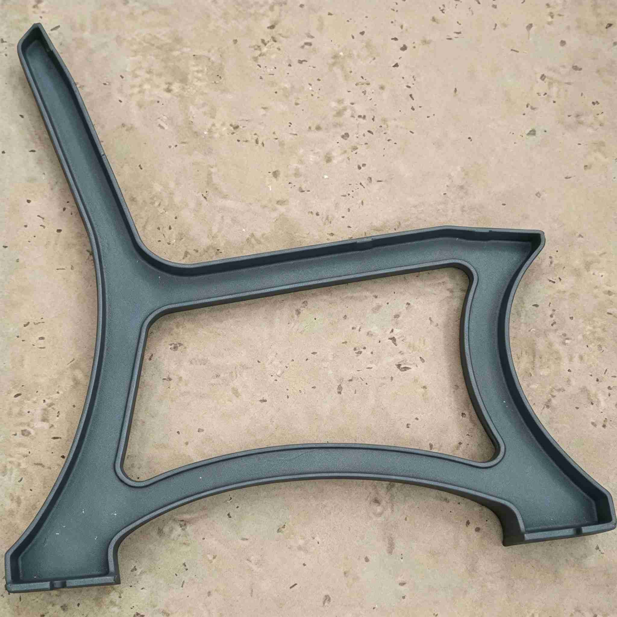 Raw cast iron bench leg factory shot heavy‑duty outdoor park chair support frame