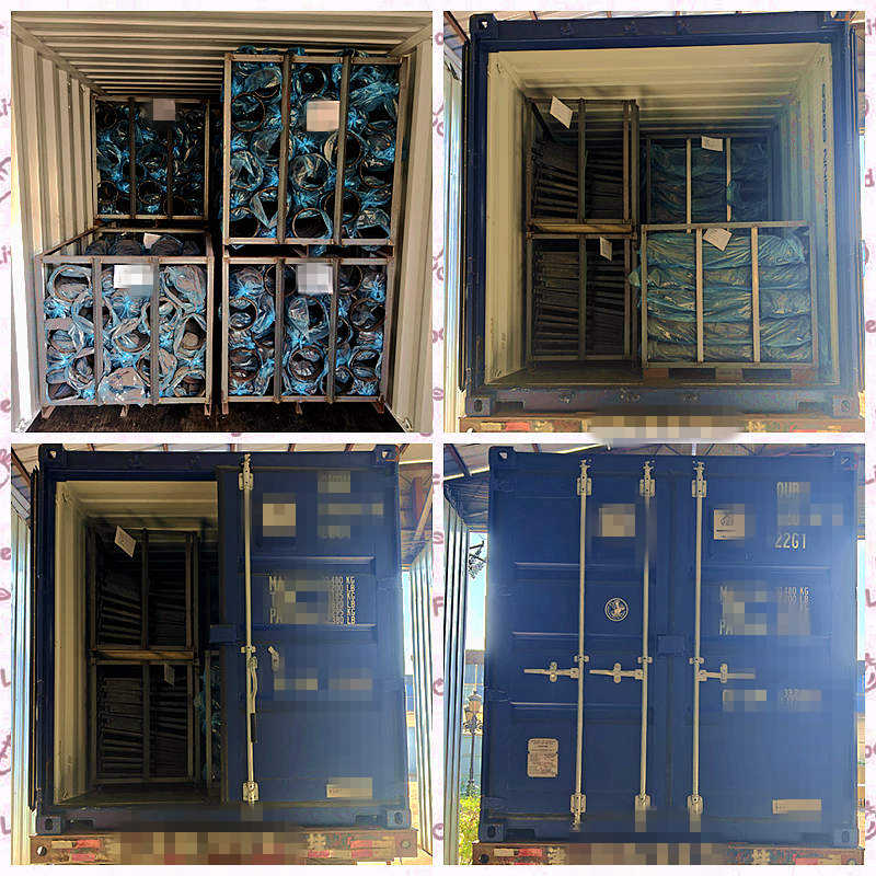 Hengsheng Casting’s 1*20HQ Shipment to UK: Cast Iron Bench Legs &  Ornamental bench legs