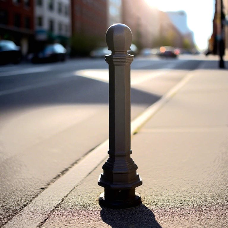 Security Bollards For A Corporate Campus
