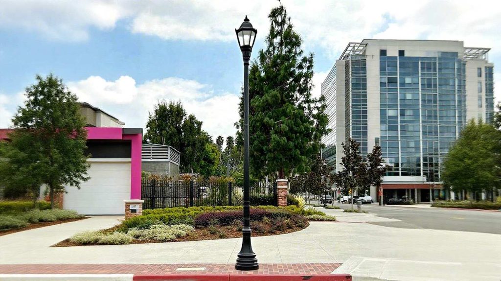 street lighting  
outdoor light poles