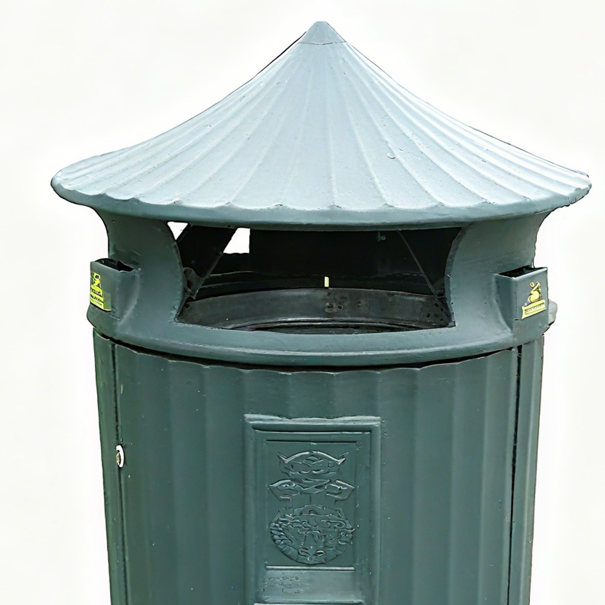 Outdoor Cast Iron Dustbin HS-DS001, Cast Iron Dustbin
