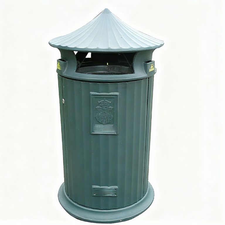 Outdoor Cast Iron Dustbin Hs Ds001