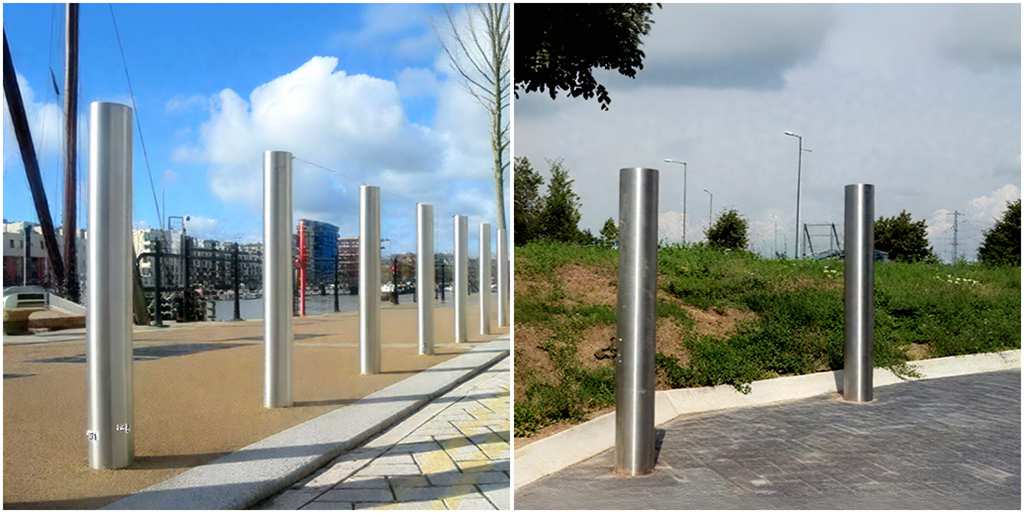 Почему нержавеющие болларды — лучший выбор для защиты пешеходов у входа в офис? Реальный случай