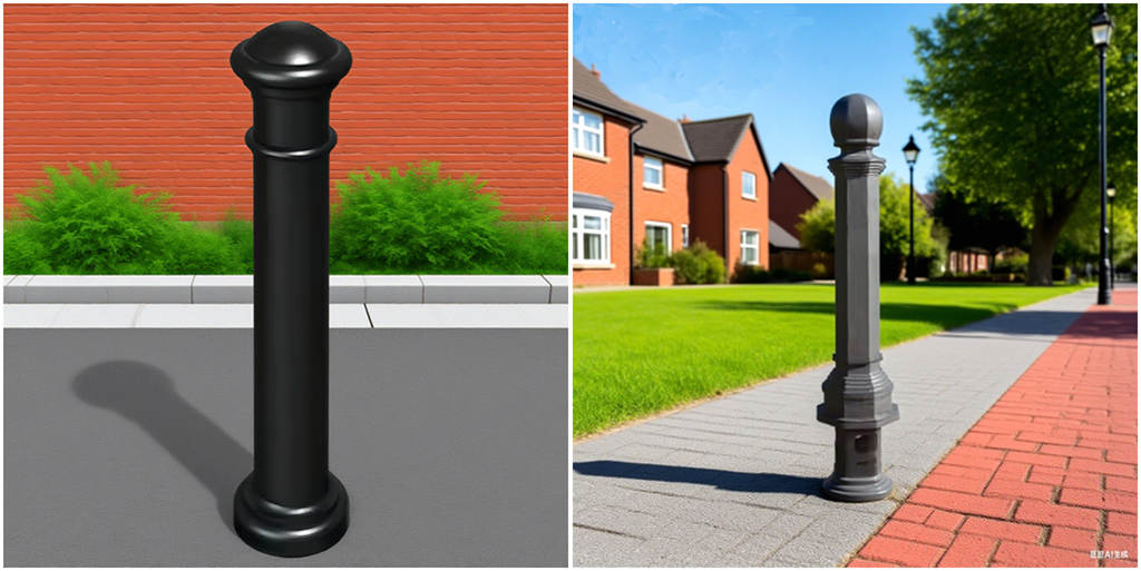 Estudio de caso: Cómo la Ciudad X redujo las incursiones de vehículos con Bollards de Hierro Fundido