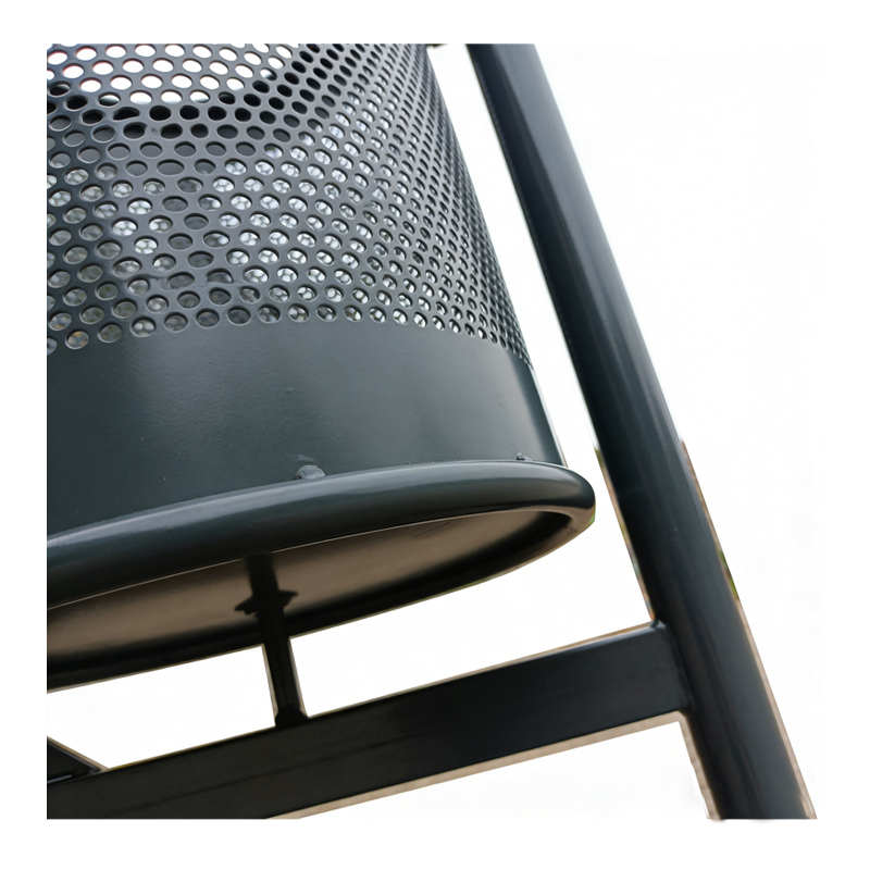 Durable Metal Trash Cans for Modern Public Spaces: Introducing the HS-DS004 Industrial Bin, metal trash cans