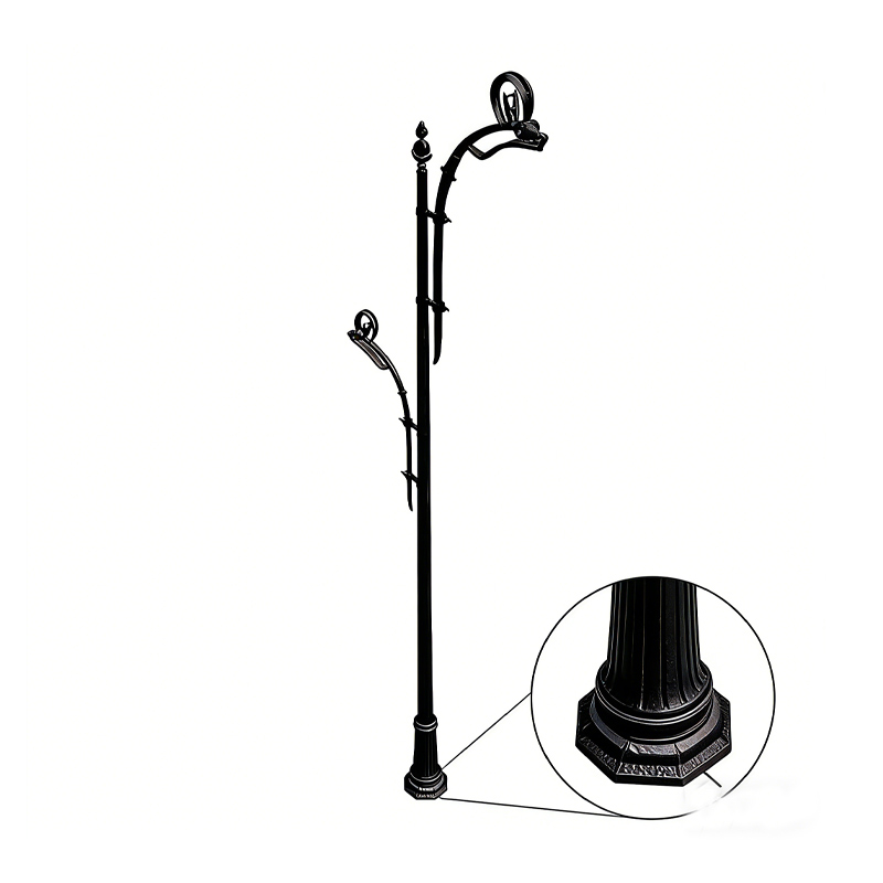 Vintage Street Lamp HS-L039: Classic Elegance for Outdoor Lighting Systems, vintage street lamp