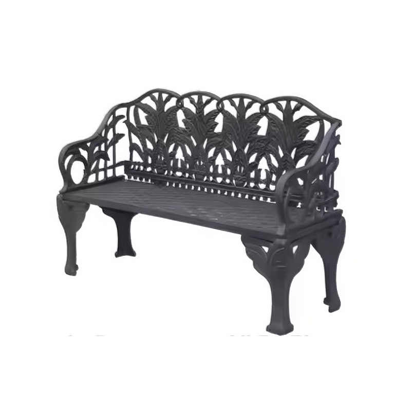 Outdoor Metal Bench HS-B020: Durable Elegance for Parks & Gardens,outdoor metal bench