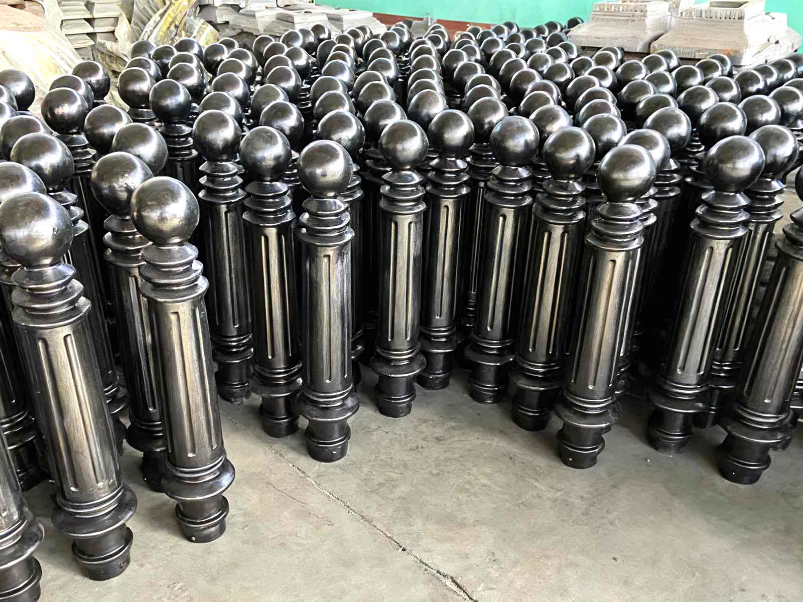 Cast Iron Bollard: Roman Column Style for Safety & Elegance