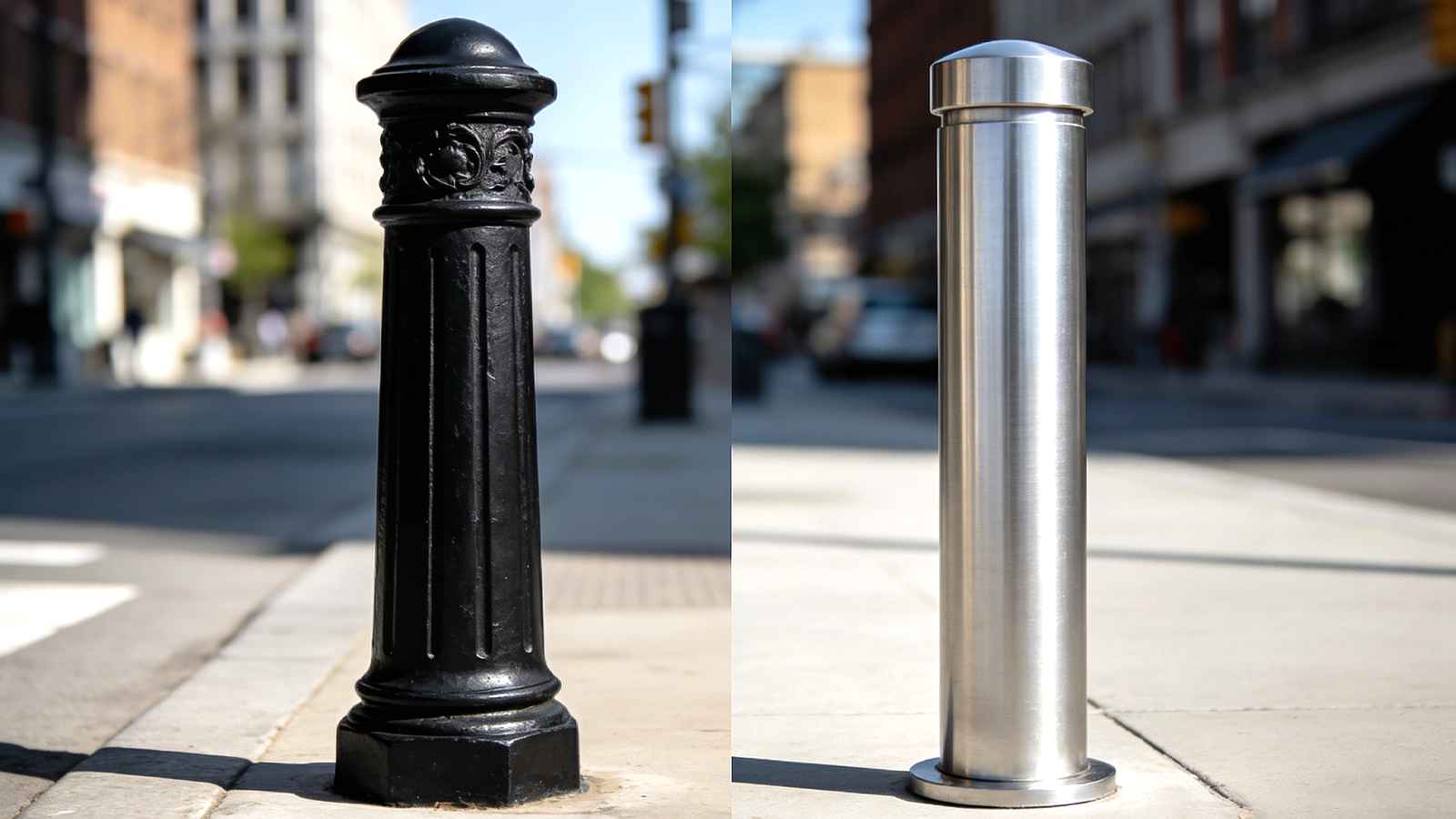 Cast Iron Bollards: A Lasting Guardian vs. The Rise of Aluminum