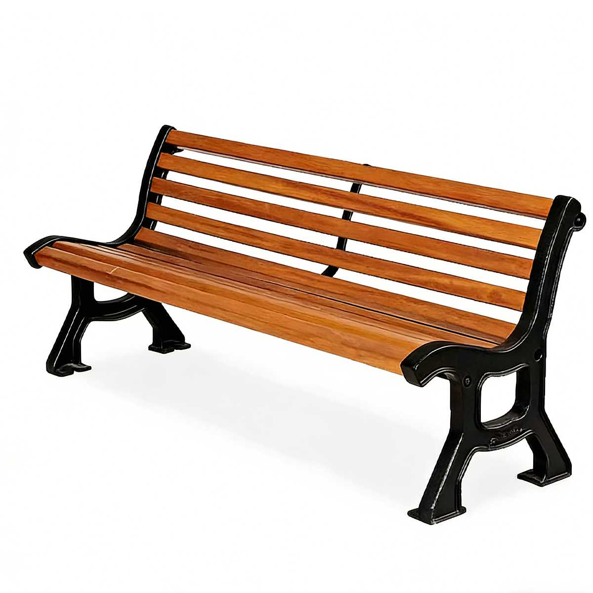 HS-B021 Heavy-Duty Cast Iron Bench Legs for Lasting Public Comfort