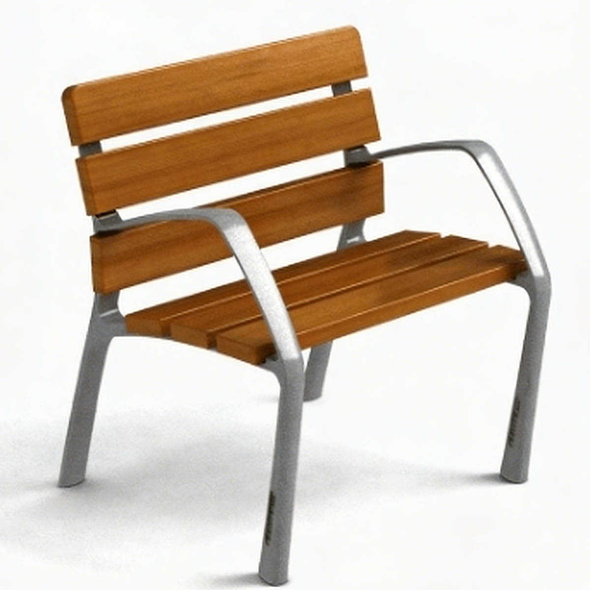 Outdoor Park Bench HS-B024: Modern Public Seating for Urban Landscapes, outdoor park bench