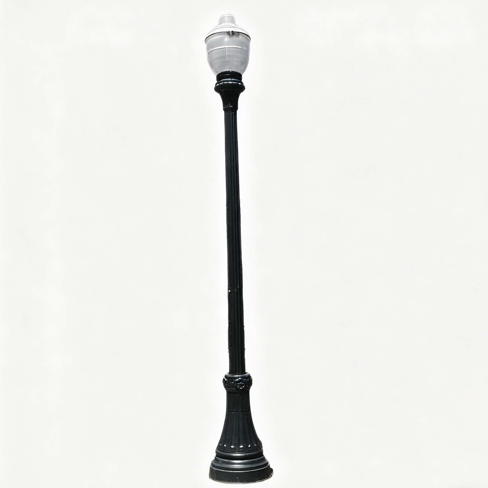 Decorative Cast Aluminum Light Pole | Single-Arm Wind-Resistant Street & Garden Pole – HS-L051