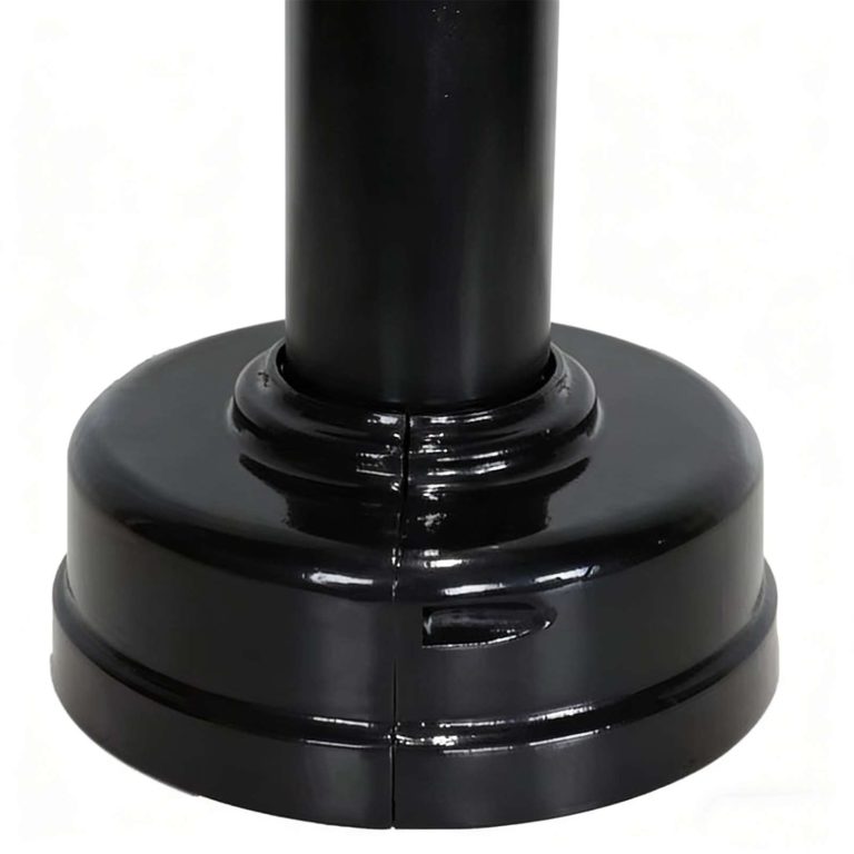 Hs L049 Cast Aluminum Lamp Base: Anti Tipping Outdoor Light Base For Street & Garden Lights