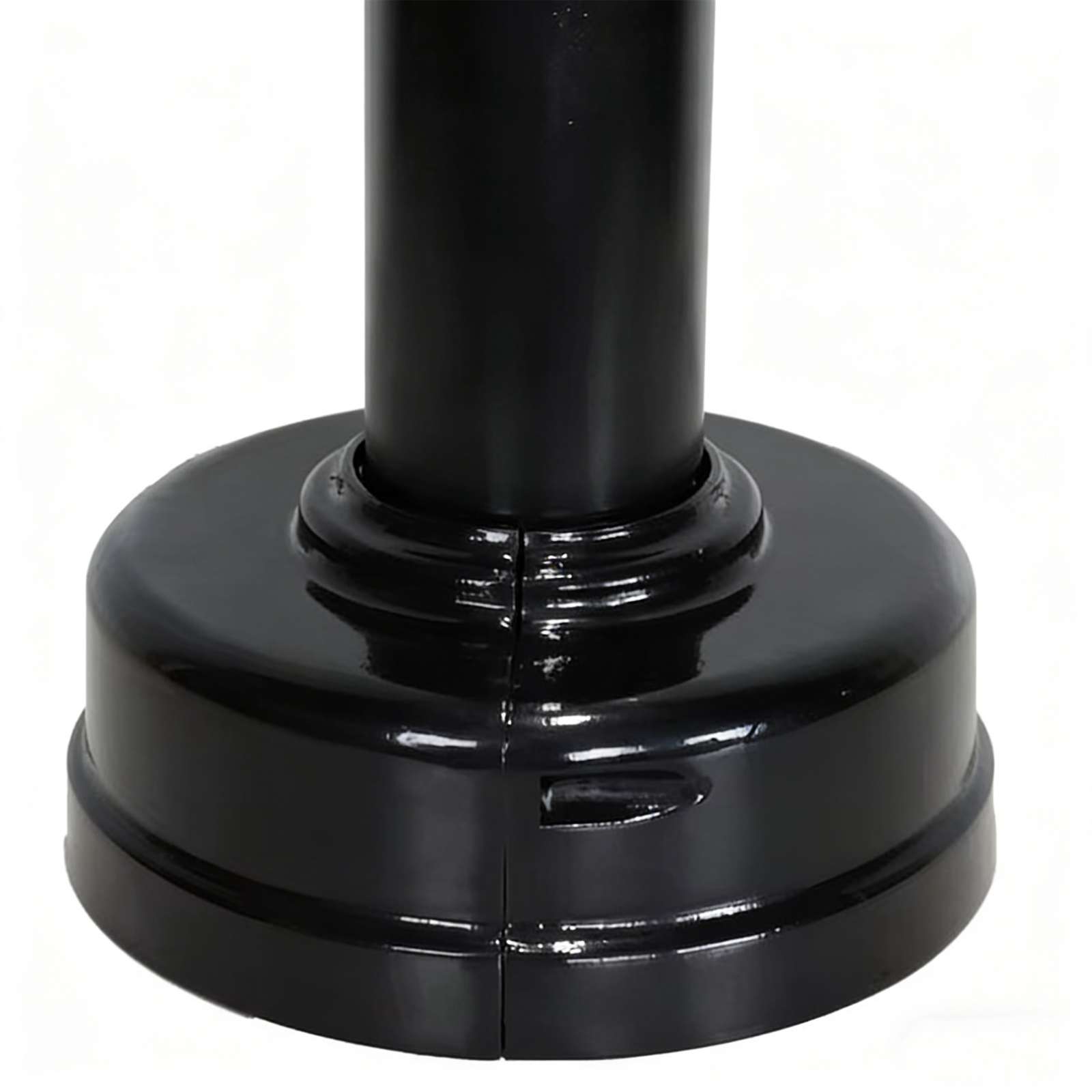 HS-L050 Cast Aluminum Lamp Base: Anti-Tipping Outdoor Light Base for Street & Garden Lights