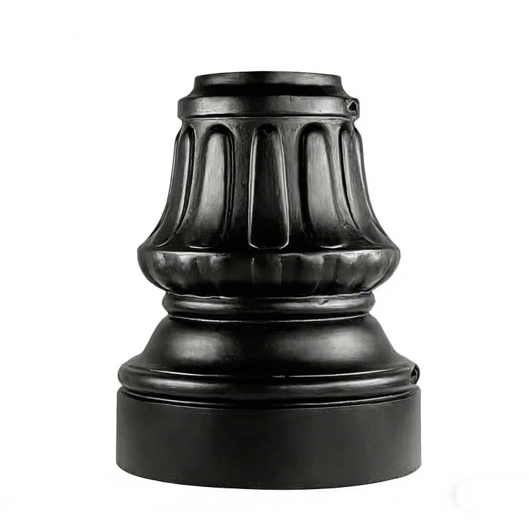 Vintage Style Cast Aluminum Lamp Post Base Hs L047