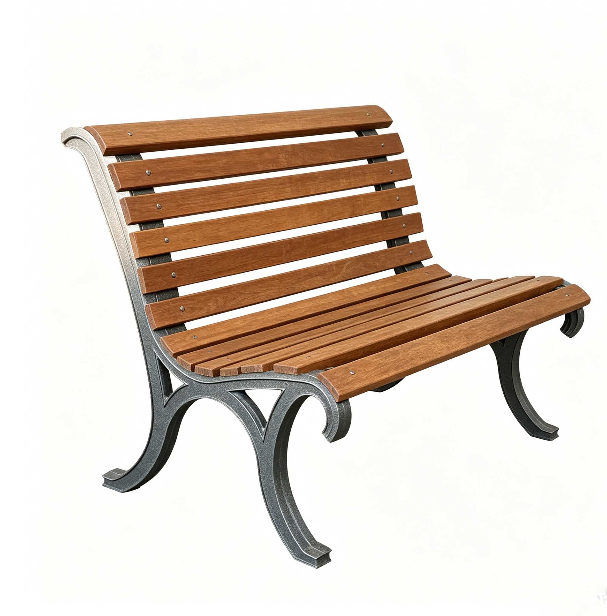 HS-B033 Cast Iron Bench Leg for Robust Benches, cast iron bench leg