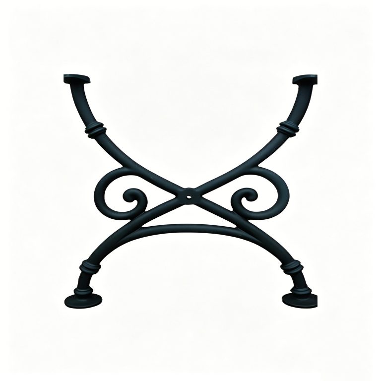 Hs B034 Cast Iron X Frame Base For Municipal Projects