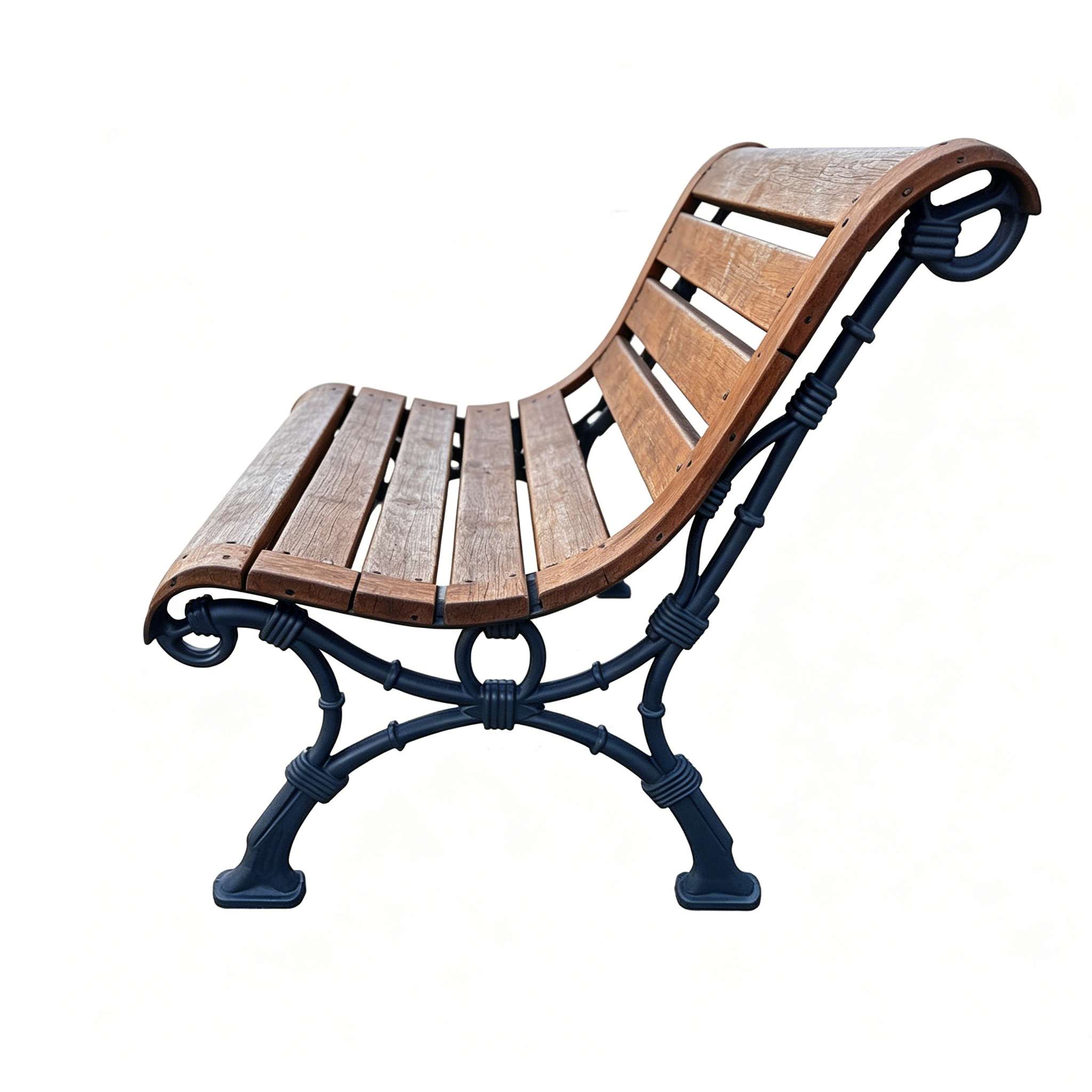 HS-B036 Premium Cast Iron Bench Leg, premium cast iron bench leg