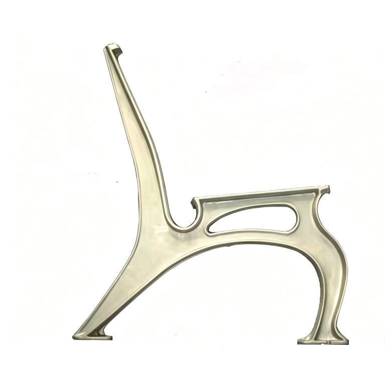 Hs B037 Sculptural Cast Iron Bench Frame | Modern Design