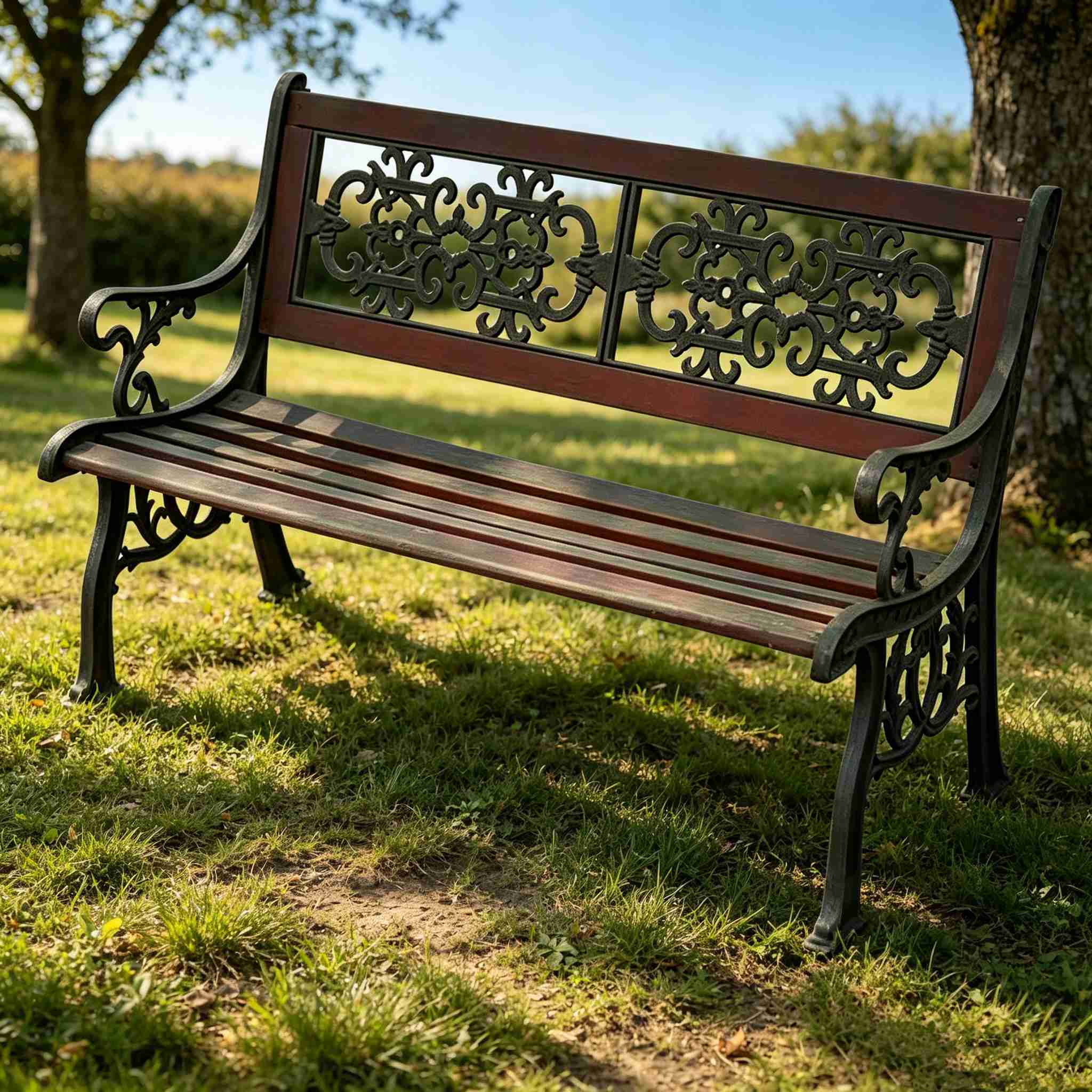 HS-B041 Hybrid Municipal Bench for Public Spaces, hybrid municipal bench