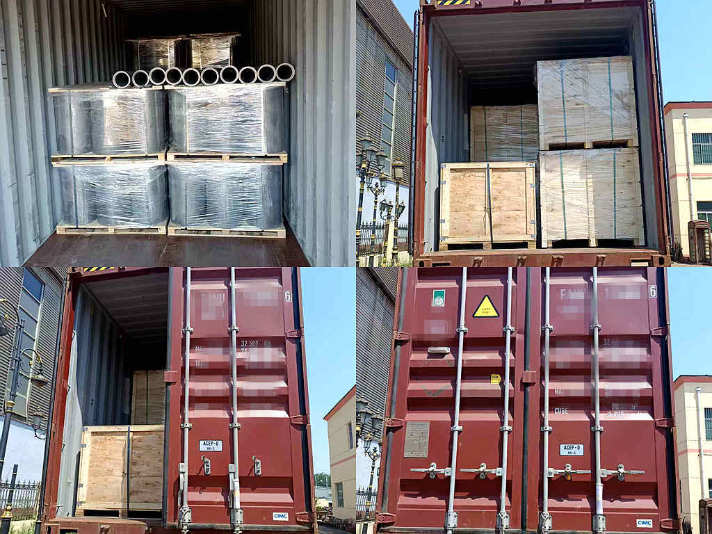 Dispatch News: 40HQ Decorative Tubes, Railing & Bench Leg to Portugal
