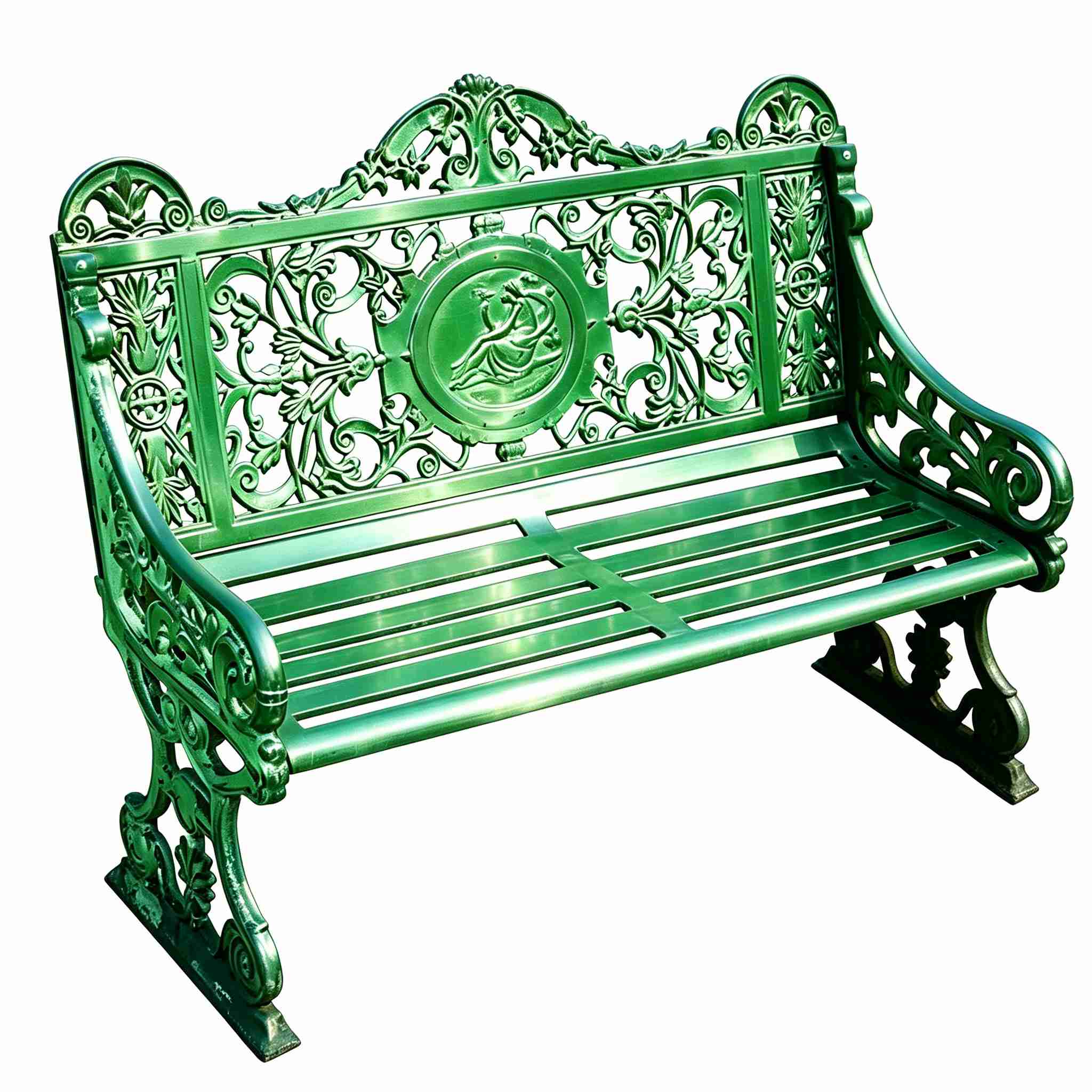 HS-B042 Cast Iron Bench – Municipal Dealer Supply, cast iron bench for municipal use
