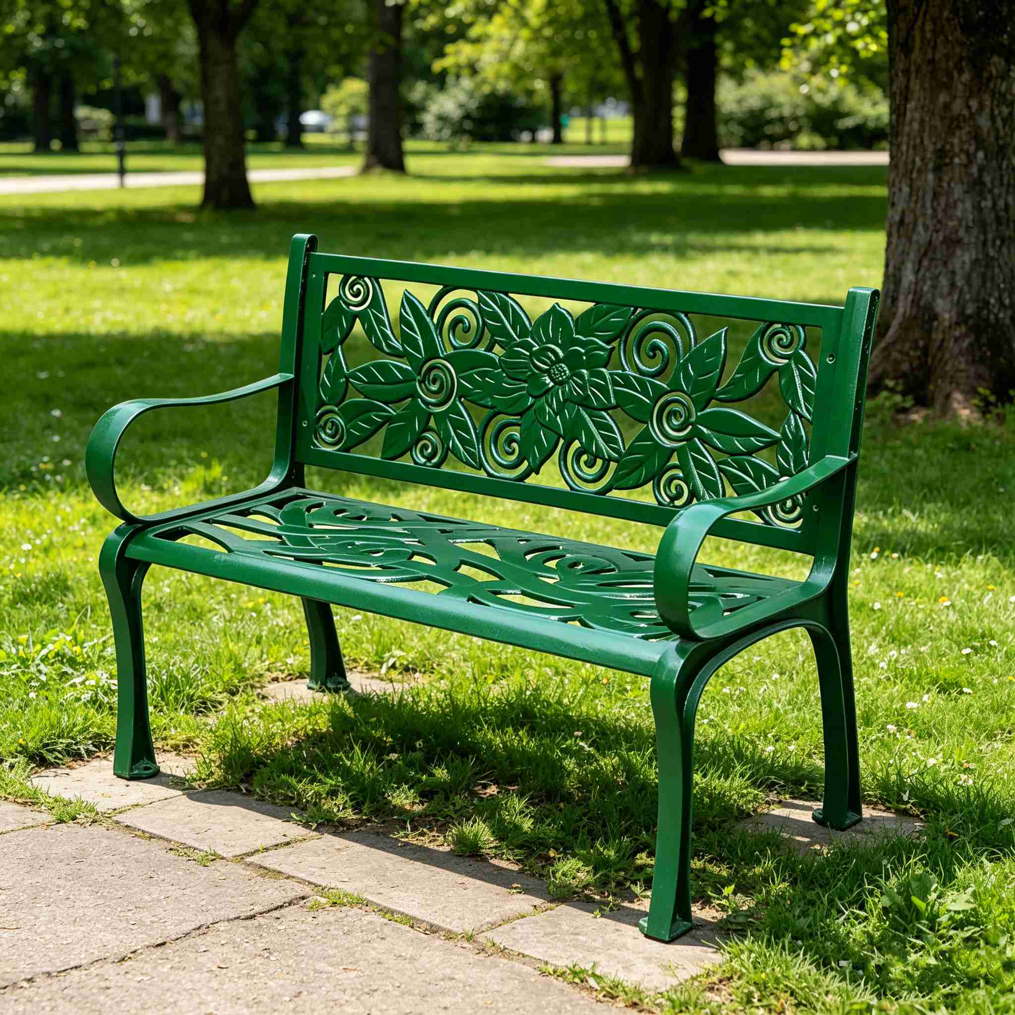 Hs B043 Cast Iron Bench Leg: Clean Lines For Outdoor Use
