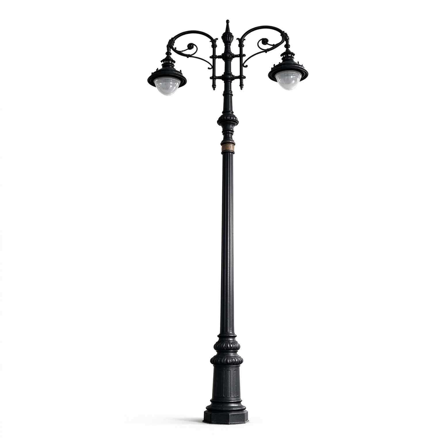 Hs L053 European Cast Iron Lamp Post – Industrial Outdoor Lighting