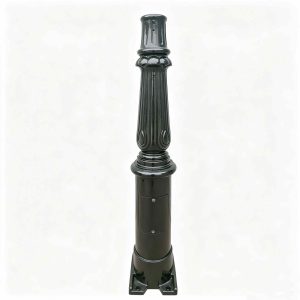 European Style Cast Iron Lamp Post Base Hs L054