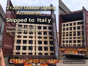 Cast Aluminum Lamp Posts Shipped To Italy